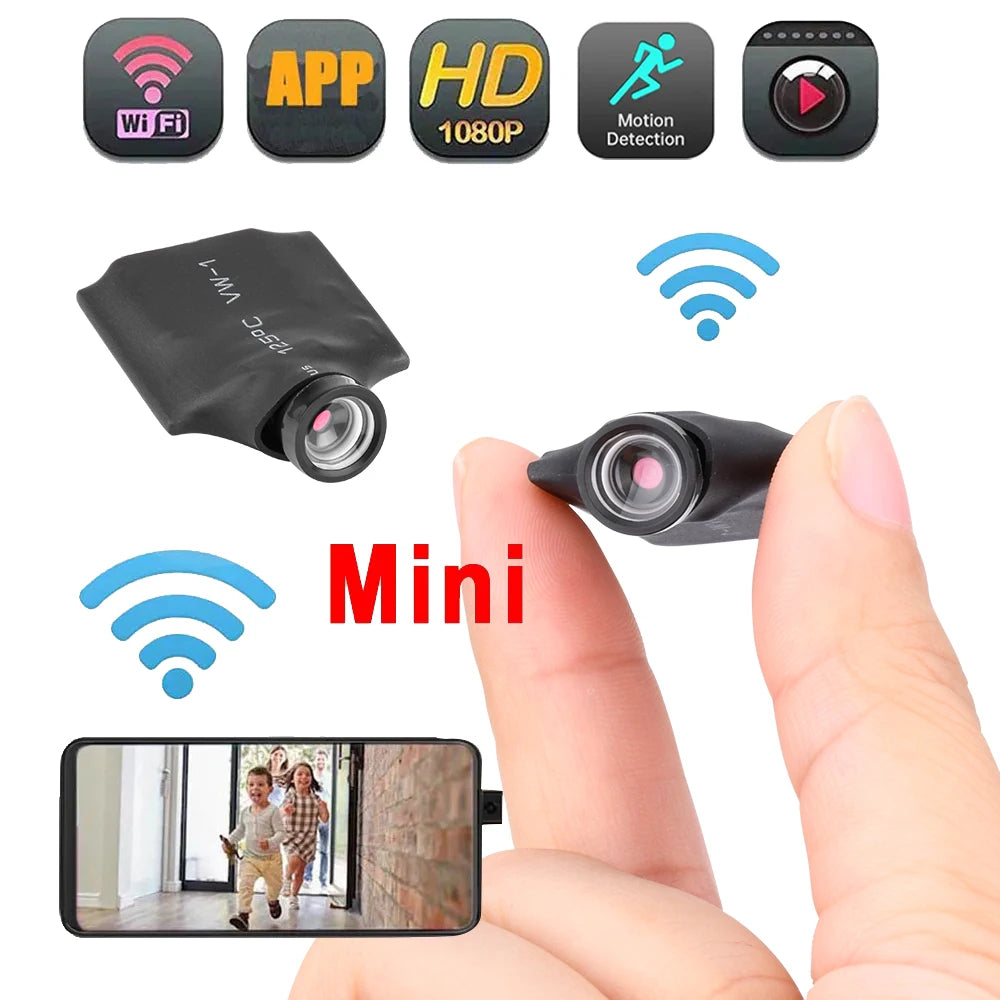 1080P High-Definition Wireless WIFI IP Mini Camera DIY Button Design Module Motion DVR Video Recorder Home Security P2P Camera