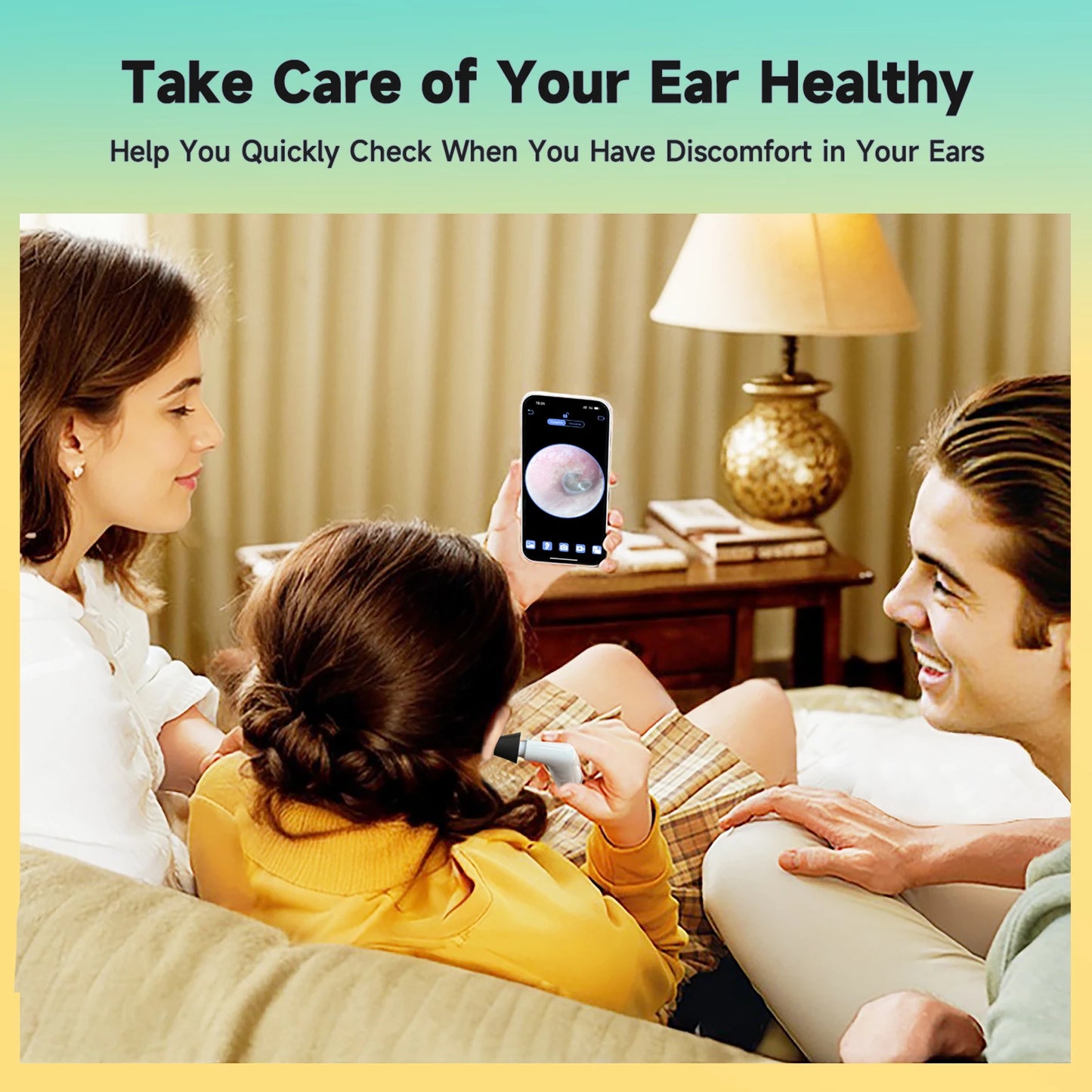 WIFI Digital Otoscope Ear Camera 3.9mm Ear Cleaning Inspection Camera Ear Wax Removal Tools for IPhone Android