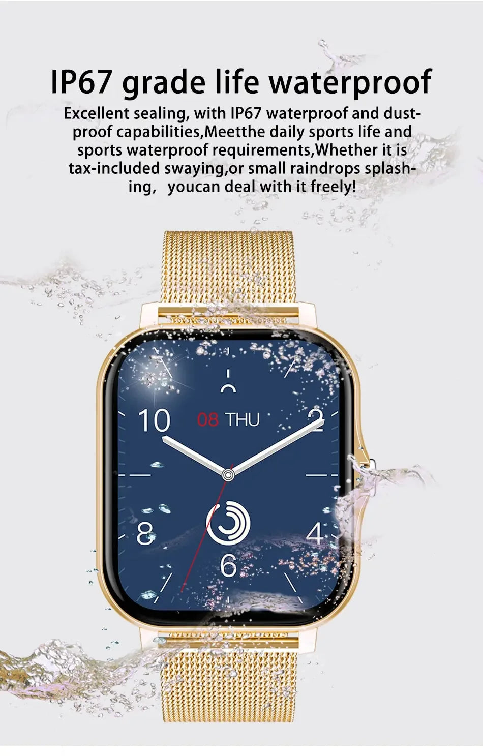 2024 New Bluetooth Answer Call Smart Watch Men Touch Call Fitness Tracker Waterproof Sport Smartwatch Women For Android IOS Gift