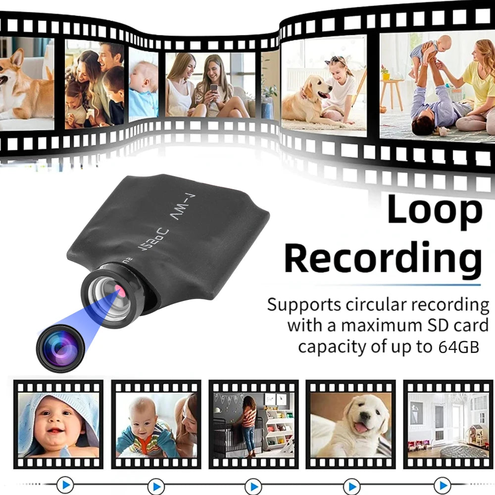 1080P High-Definition Wireless WIFI IP Mini Camera DIY Button Design Module Motion DVR Video Recorder Home Security P2P Camera