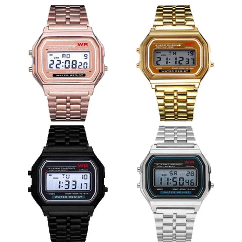 1pcs Digital Watches for Men Sports Waterproof Bracelet Clock Gold Electronice LED Wristwatch Women Casucal Montre Homme Relogio