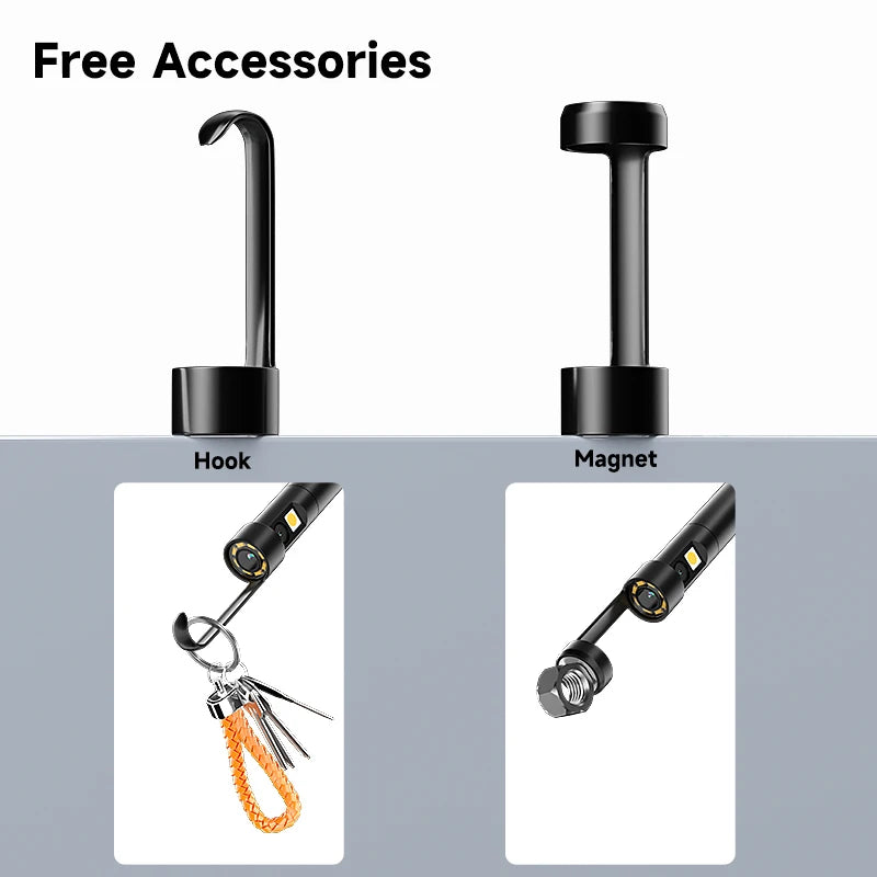 TYPE-C Endoscope HD1080P Single Dual Camera 3 IN 1 Micro USB For IOS IPhone Android Phones Waterproof Pipe Inspection Borescope