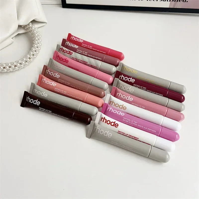 Rhode Moisturizing Lip Balm Original Lip Gloss Care of the Lips Benetitnt for Lips Pink Powder Blush Plumping Gloss Oil Lipstick