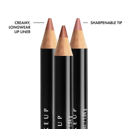 Slim Lip Pencil Nude Matte Creamy Lipstick Long-lasting Waterproof Plumping Lip Stain Natural Brown Lipliner Professional Makeup