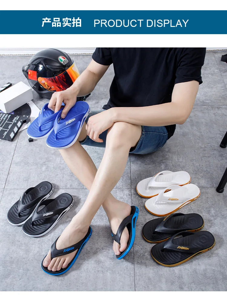 Fashionable Flip Flops Ultra-Comfortable Soft Sole Slides Unisex Summer Beach Indoor Outdoor Slippers Vacation Everyday Wear