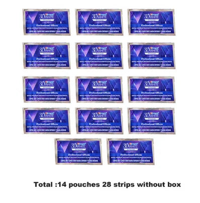 Crest White Teeth Whitening Strips 3D White Professional Effects Tooth Bleaching Strip Dental kit Oral Hygiene Care Whitestrips