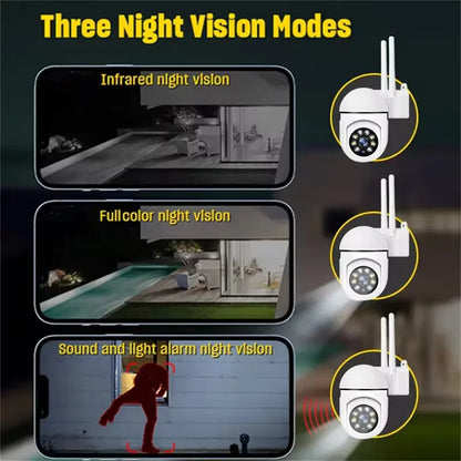 5G Wifi Video Surveillance Camera 5MP CCTV PTZ IP Camera Smart Human Tracking 4X Zoom Night Vision Full Color Outdoor Waterproof