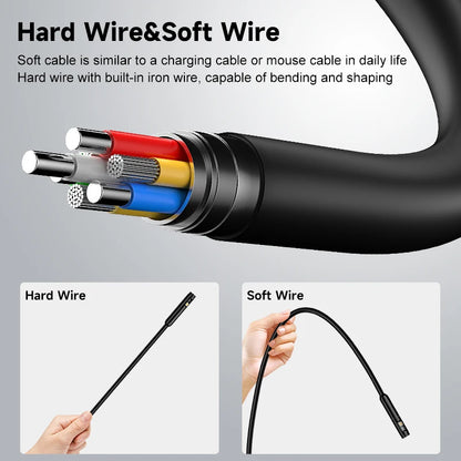 TYPE-C Endoscope HD1080P Single Dual Camera 3 IN 1 Micro USB For IOS IPhone Android Phones Waterproof Pipe Inspection Borescope