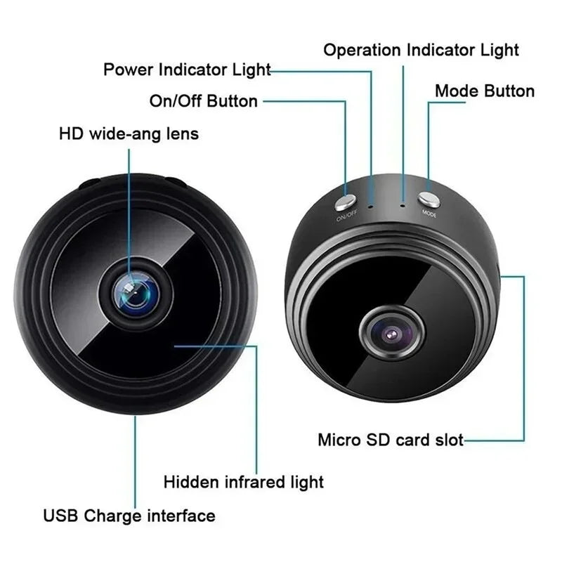 Xiaomi A9 Mini Camera 1080p HD Wifi Indoor Safety Wireless Monitor Camcorders Night Version Video Intelligent Home Camera 2025