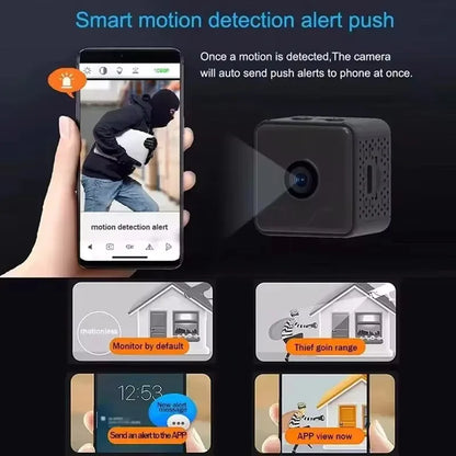 1080p Mini Camera Home Wireless Wifi Camera Outdoor Upgraded Baby Pet Motion Detection Security Small Night Vision Camera