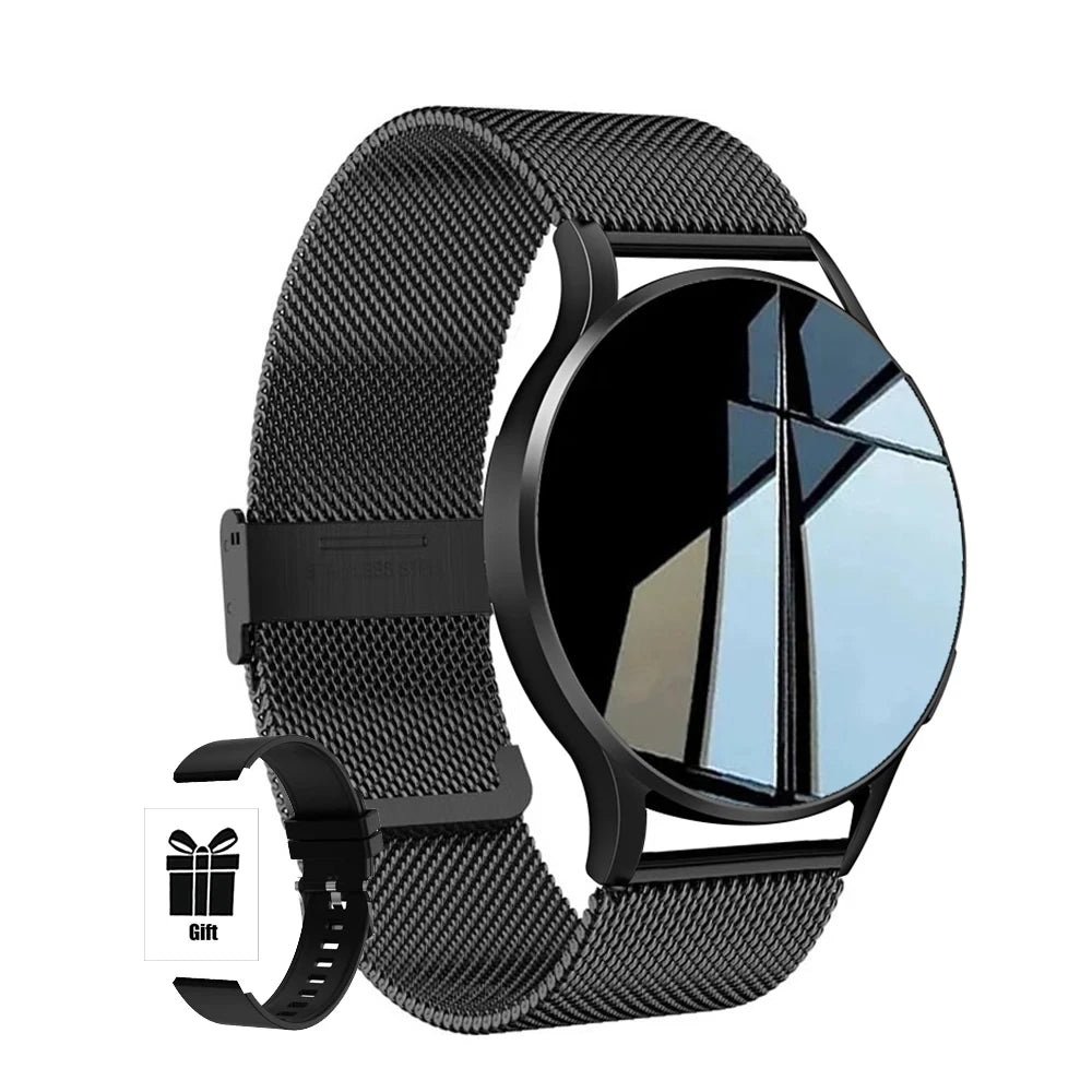 KESHUYOU 2025 New Bluetooth Call Smart Watches Pro 1.32” Inch 160*160 Custom Dials Sport Men And Woman Health Monitor Smartwatch