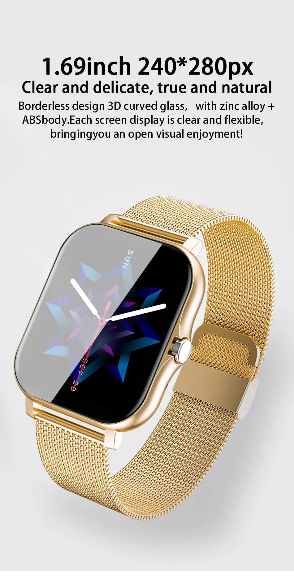 2024 New Bluetooth Answer Call Smart Watch Men Touch Call Fitness Tracker Waterproof Sport Smartwatch Women For Android IOS Gift