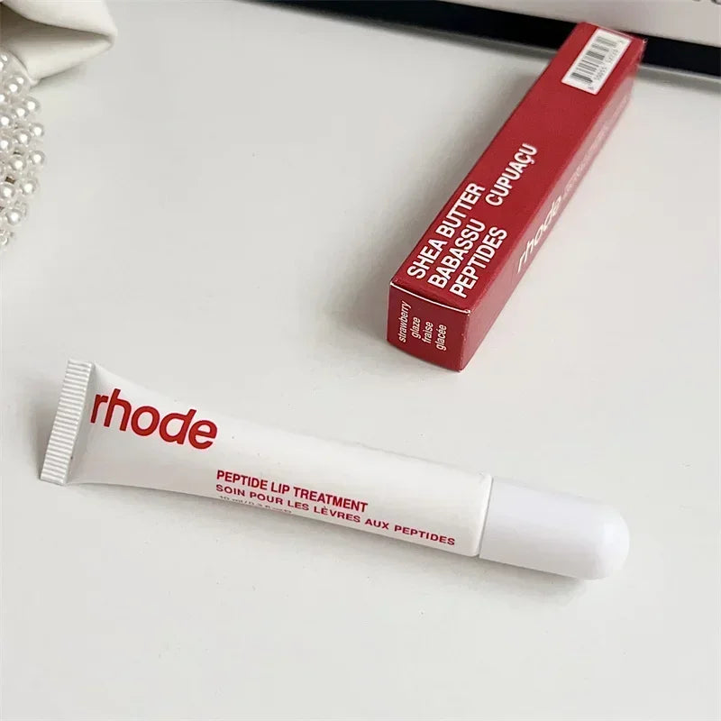 Rhode Moisturizing Lip Balm Original Lip Gloss Care of the Lips Benetitnt for Lips Pink Powder Blush Plumping Gloss Oil Lipstick