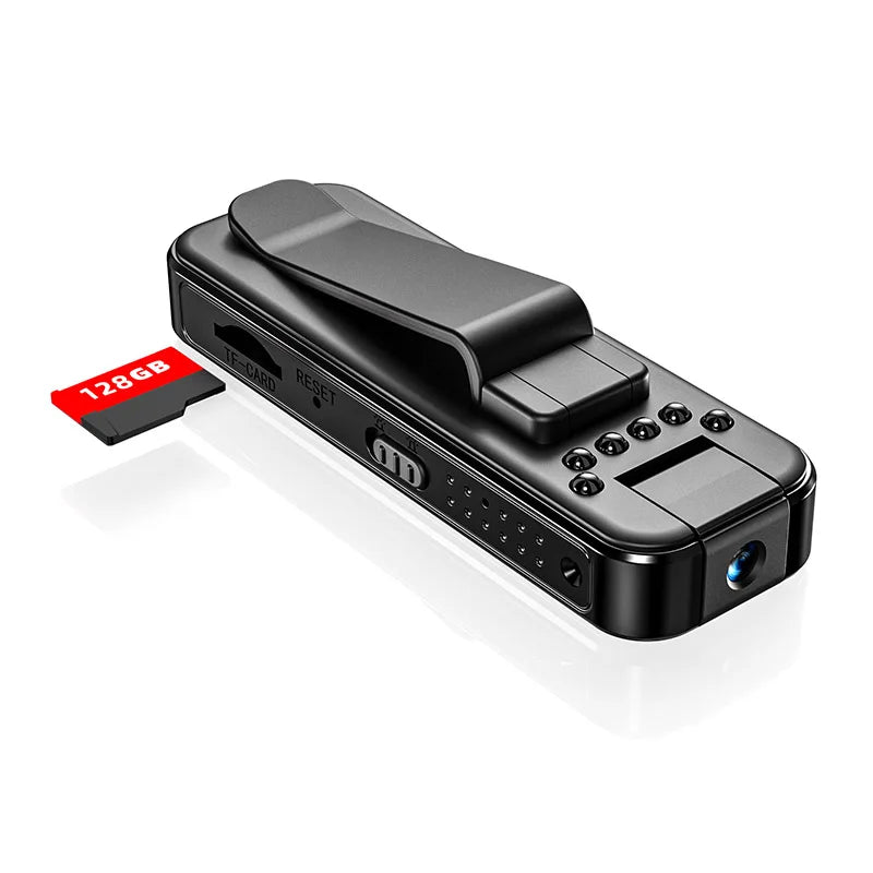 JOZUZE 1080P Sports HD Mini Camera Portable Digital Video Recorder BodyCam Infrared Night Vision Police Camcorder
