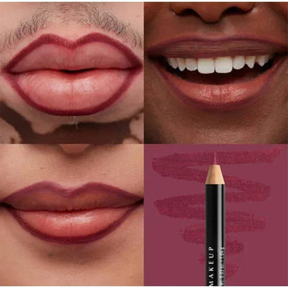 Slim Lip Pencil Nude Matte Creamy Lipstick Long-lasting Waterproof Plumping Lip Stain Natural Brown Lipliner Professional Makeup