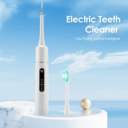 Dental Calculus Removal Electric Teeth Whitening & Cleaning Ultrasonic Tooth Cleaner Scaler Plaque Coffee Stain Tartar Oral Care