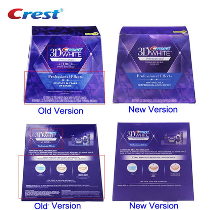 Crest White Teeth Whitening Strips 3D White Professional Effects Tooth Bleaching Strip Dental kit Oral Hygiene Care Whitestrips