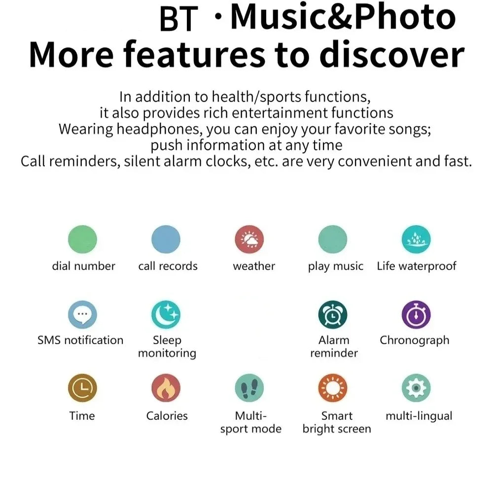 T168 Wireless Calling Smart Watch Make Answer Call Full Touch Sport Fitness SmartWatch For Women Men