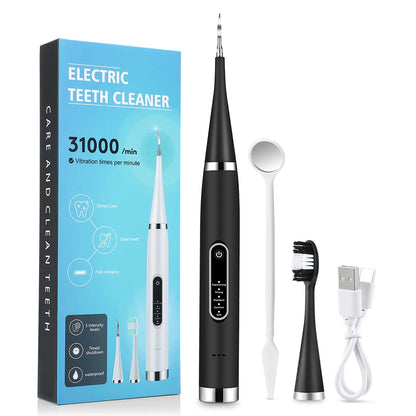 Dental Calculus Removal Electric Teeth Whitening & Cleaning Ultrasonic Tooth Cleaner Scaler Plaque Coffee Stain Tartar Oral Care