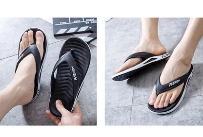 Fashionable Flip Flops Ultra-Comfortable Soft Sole Slides Unisex Summer Beach Indoor Outdoor Slippers Vacation Everyday Wear