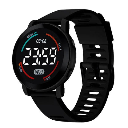 LED Luminous Sports Watch 2023 New Fashion Round Waterproof Electronic Watch Men and Women Digital Clock Relojes Electrónicos