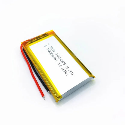 3000mAh Rechargeable 3.7V 103665 Battery Gps Polymer Lithium Battery For LED Light Driving Recorder PSP Camera Bluetooth Speaker