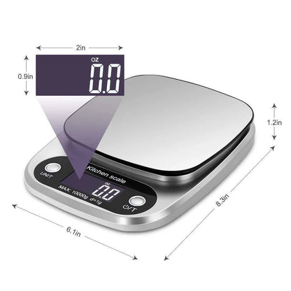 High Precision Kitchen Scale 3/5/10kg Electronic Jewelry Food Baking Scale Multifunction Measuring Tool Gram Scale Lcd Display