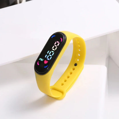 New Children'S Waterproof Sports Smart LED Watch Outdoor Silicone Bracelet Touch Electronic Watch Kids Bracelet Digital Watches