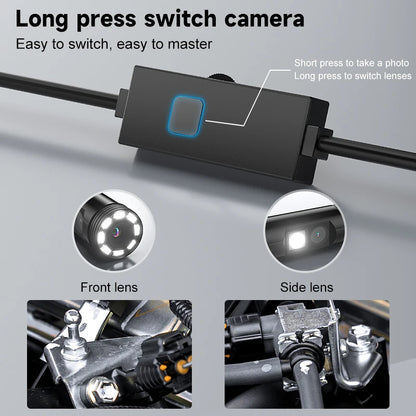 TYPE-C Endoscope HD1080P Single Dual Camera 3 IN 1 Micro USB For IOS IPhone Android Phones Waterproof Pipe Inspection Borescope