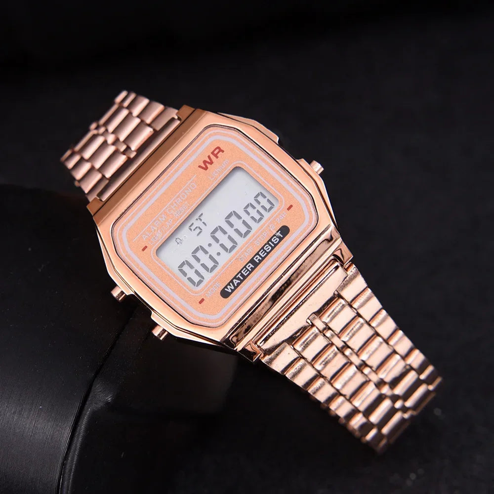 1pcs Digital Watches for Men Sports Waterproof Bracelet Clock Gold Electronice LED Wristwatch Women Casucal Montre Homme Relogio