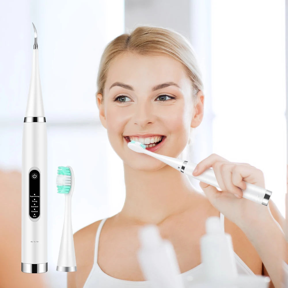 Dental Calculus Removal Electric Teeth Whitening & Cleaning Ultrasonic Tooth Cleaner Scaler Plaque Coffee Stain Tartar Oral Care