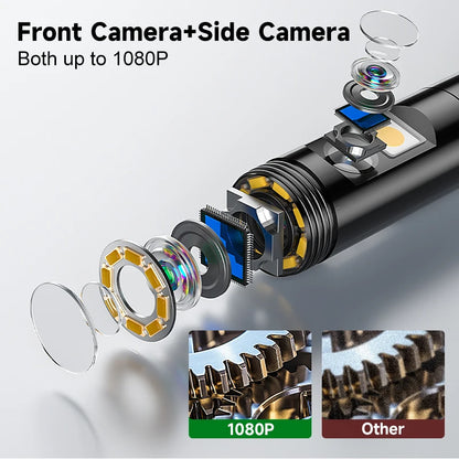 TYPE-C Endoscope HD1080P Single Dual Camera 3 IN 1 Micro USB For IOS IPhone Android Phones Waterproof Pipe Inspection Borescope