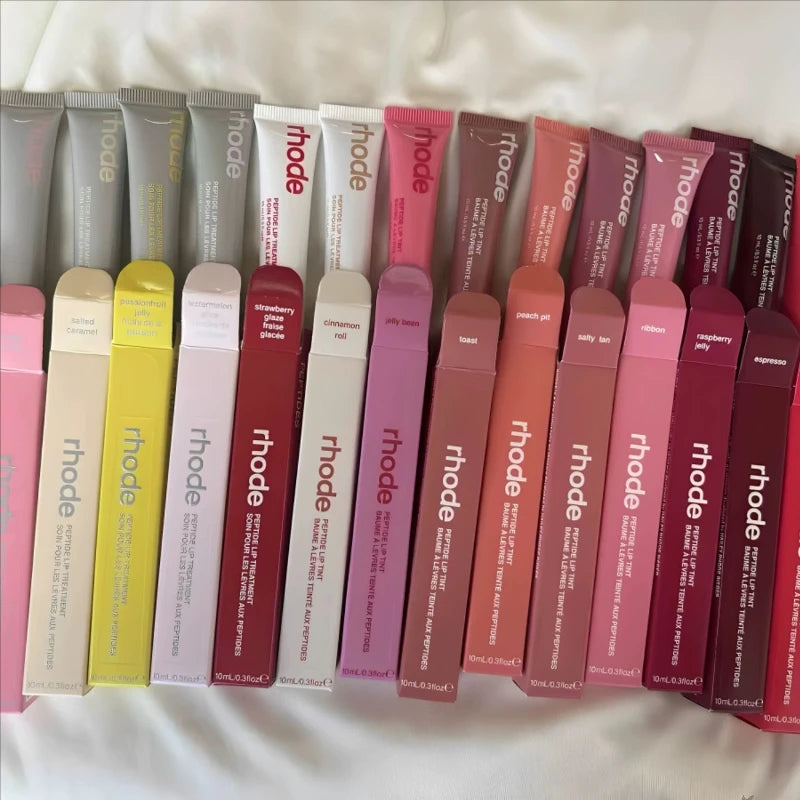 Rhode Moisturizing Lip Balm Original Lip Gloss Care of the Lips Benetitnt for Lips Pink Powder Blush Plumping Gloss Oil Lipstick