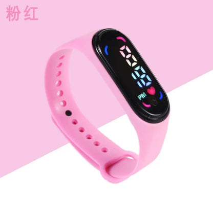 New Children'S Waterproof Sports Smart LED Watch Outdoor Silicone Bracelet Touch Electronic Watch Kids Bracelet Digital Watches