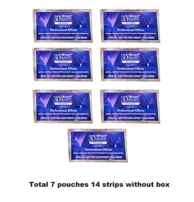 Crest White Teeth Whitening Strips 3D White Professional Effects Tooth Bleaching Strip Dental kit Oral Hygiene Care Whitestrips