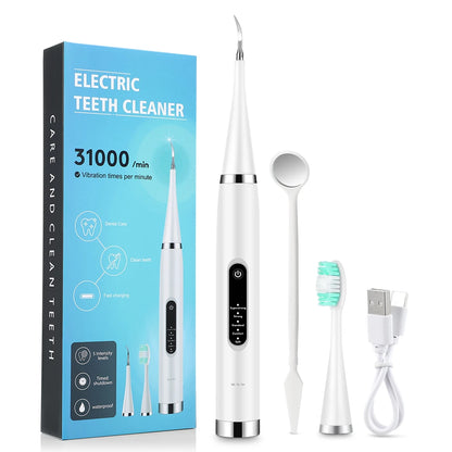 Dental Calculus Removal Electric Teeth Whitening & Cleaning Ultrasonic Tooth Cleaner Scaler Plaque Coffee Stain Tartar Oral Care