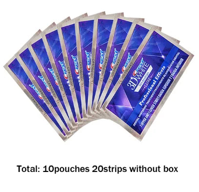 Crest White Teeth Whitening Strips 3D White Professional Effects Tooth Bleaching Strip Dental kit Oral Hygiene Care Whitestrips