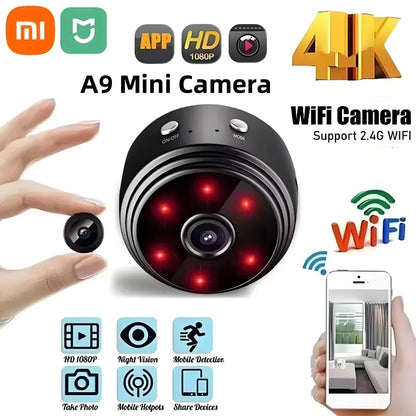 Xiaomi A9 Mini Camera 1080p HD Wifi Indoor Safety Wireless Monitor Camcorders Night Version Video Intelligent Home Camera 2025