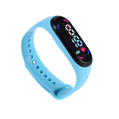 New Children'S Waterproof Sports Smart LED Watch Outdoor Silicone Bracelet Touch Electronic Watch Kids Bracelet Digital Watches