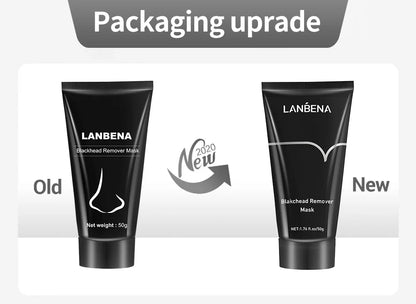 LANBENA Remove Blackhead Mask Shrinking Pore Deep Cleaning Mask Improve Rough Skin Acne Treatment Skin Brighteing Care Beauty
