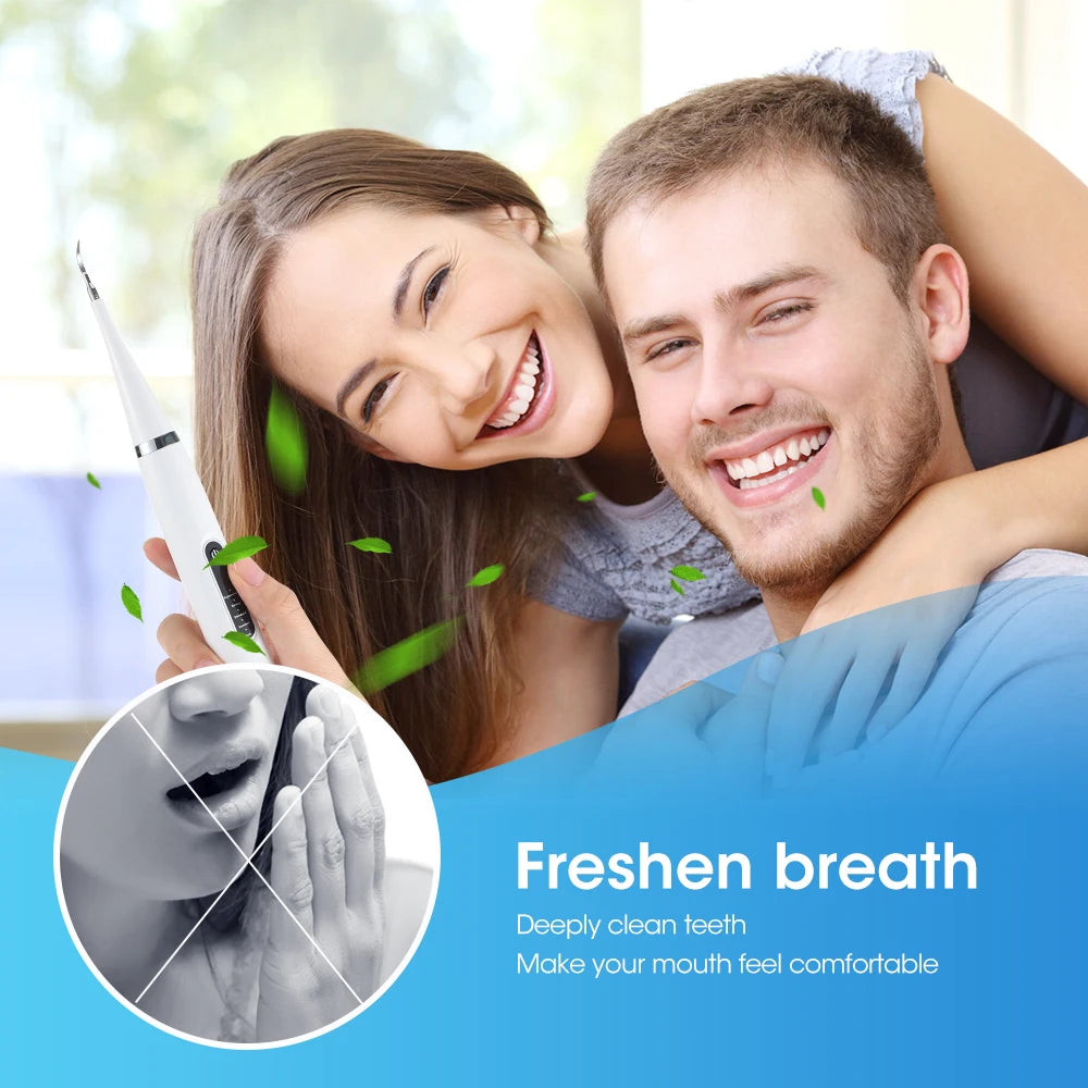 Dental Calculus Removal Electric Teeth Whitening & Cleaning Ultrasonic Tooth Cleaner Scaler Plaque Coffee Stain Tartar Oral Care