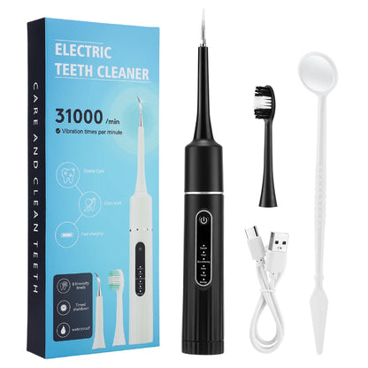 Dental Calculus Removal Electric Teeth Whitening & Cleaning Ultrasonic Tooth Cleaner Scaler Plaque Coffee Stain Tartar Oral Care