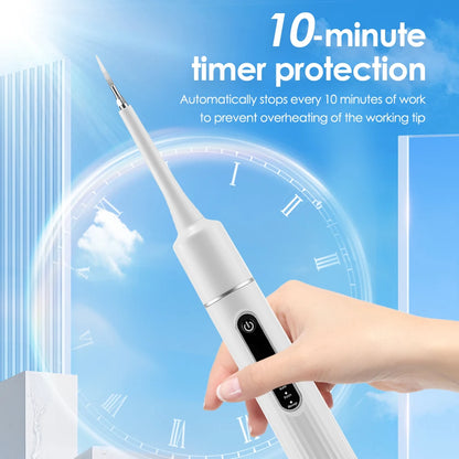 Dental Calculus Removal Electric Teeth Whitening & Cleaning Ultrasonic Tooth Cleaner Scaler Plaque Coffee Stain Tartar Oral Care