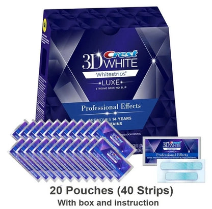 Crest White Teeth Whitening Strips 3D White Professional Effects Tooth Bleaching Strip Dental kit Oral Hygiene Care Whitestrips