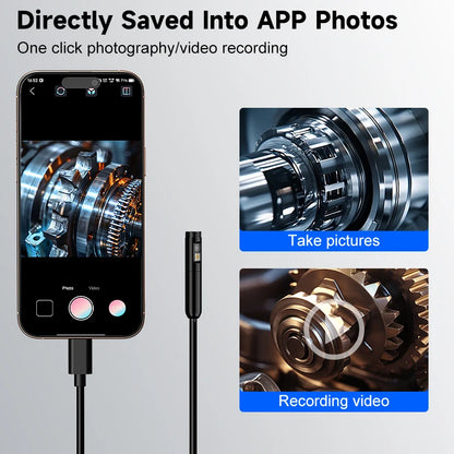 TYPE-C Endoscope HD1080P Single Dual Camera 3 IN 1 Micro USB For IOS IPhone Android Phones Waterproof Pipe Inspection Borescope
