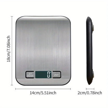 1pc 10KG LCD digital display electronic scale Household kitchen scale food baking scale 22bl personal table scale weight scale