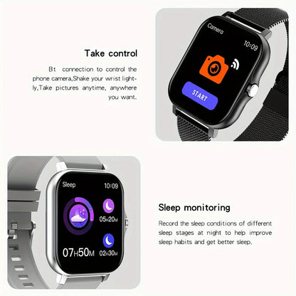 2024 New Bluetooth Answer Call Smart Watch Men Touch Call Fitness Tracker Waterproof Sport Smartwatch Women For Android IOS Gift