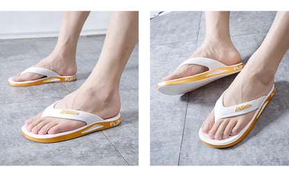 Fashionable Flip Flops Ultra-Comfortable Soft Sole Slides Unisex Summer Beach Indoor Outdoor Slippers Vacation Everyday Wear
