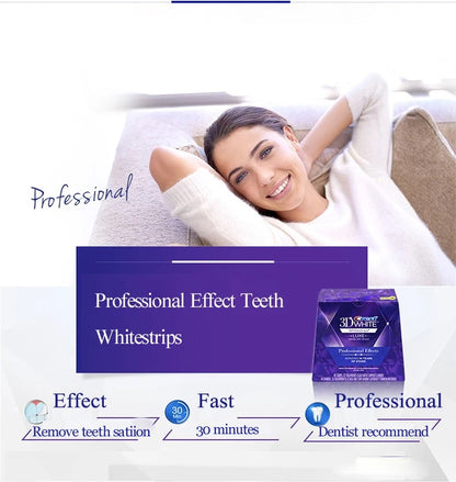 Crest White Teeth Whitening Strips 3D White Professional Effects Tooth Bleaching Strip Dental kit Oral Hygiene Care Whitestrips