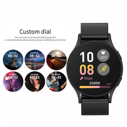 KESHUYOU 2025 New Bluetooth Call Smart Watches Pro 1.32” Inch 160*160 Custom Dials Sport Men And Woman Health Monitor Smartwatch